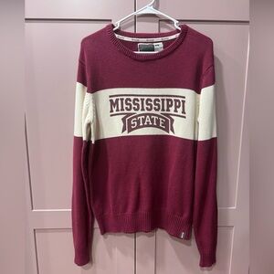 Mississippi State Maroon and Cream Sweater